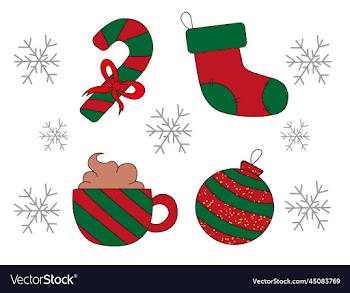 candy cane gift sock christmas toy cup with cream