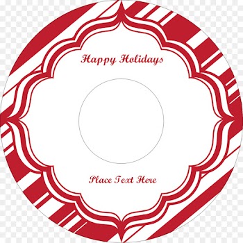 Candy Cane, Label, Dvd, Red, Circle PNG