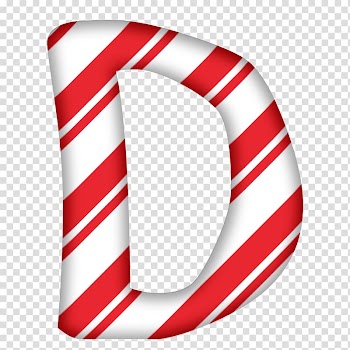 Candy cane Santa Claus Alphabet Letter Christmas, letter e transparent background PNG clipart
