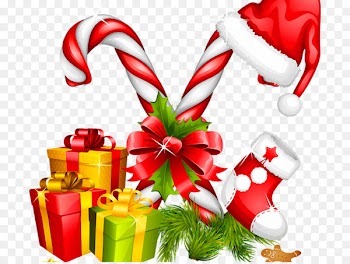 Candy Cane, Santa Claus, Christmas Day, Christmas, Present PNG