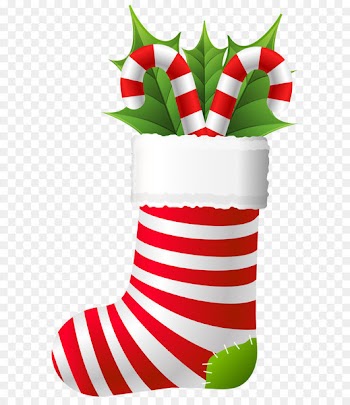 Candy cane Stick candy Eggnog Peppermint - Christmas Stocking with Candy Canes PNG Clip Art 