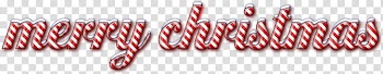 Candy Cane Word Art, merry christmas text transparent background PNG clipart