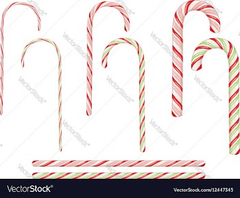 Candy Canes Set3 vector image