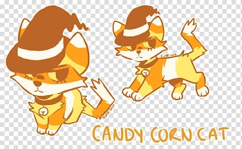 Candy corn Cat Dog Rhinestone Eyes, Candy Corn transparent background PNG clipart