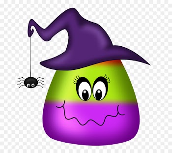 Candy corn Halloween Witch hat Clip art - Halloween 
