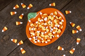 Candy Corn In Dish