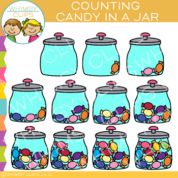 Candy Counting Clip Art , Images & Illustrations | Whimsy Clips ®