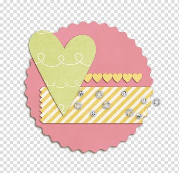 Candy Girl Clusters, yellow and green heart illustration transparent background PNG clipart