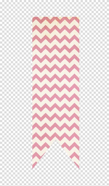Candy Girl Elements, pink and white chevron banner transparent background PNG clipart