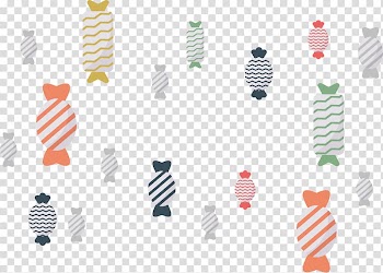 Candy Graphic design, Colorful candy pattern transparent background PNG clipart