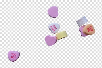 Candy Hearts s, assorted-color stones transparent background PNG clipart