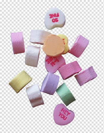 Candy Hearts s, heart-shaped soap lot transparent background PNG clipart