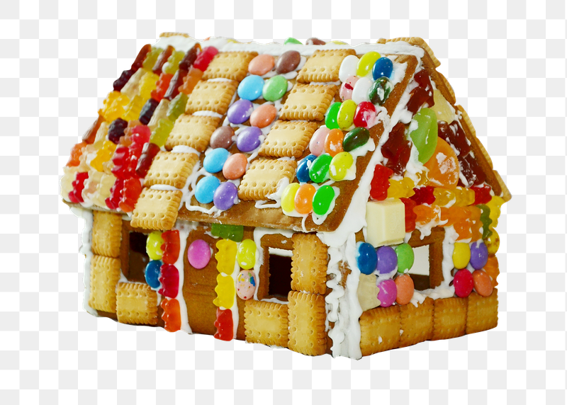 Candy house png sticker, transparent | Free PNG - rawpixel