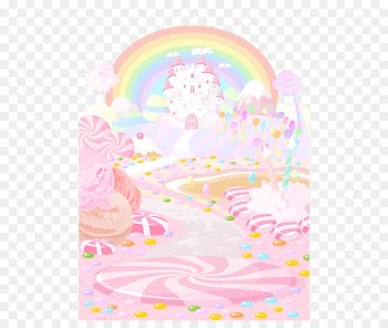 Candy Land Lollipop Cupcake Dessert - Pink fairy tale world 