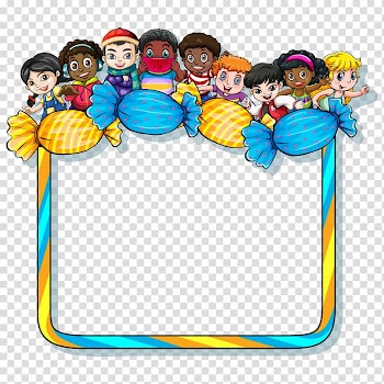Candy pumpkin frame , candy house transparent background PNG clipart