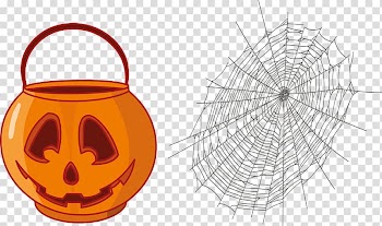 Candy pumpkin Halloween , Skeleton Pumpkin transparent background PNG clipart