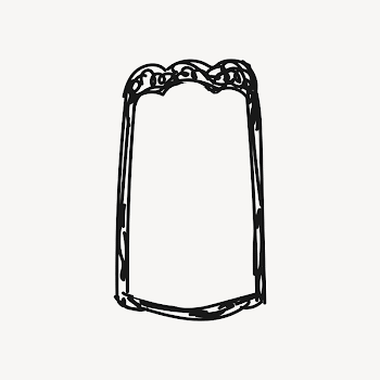 Canele doodle frame,  French | Free Photo Illustration - rawpixel