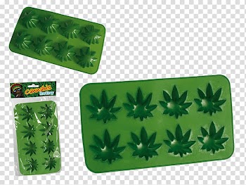 Cannabis Ice cube Smoking Tray Bong, blue ice cubes transparent background PNG clipart