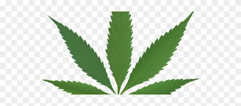 Cannabis Icon Clipart - Pot Leaf