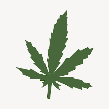 Cannabis leaf clipart illustration psd. | Free PSD - rawpixel