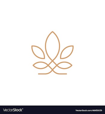 cannabis line logo graphic modern