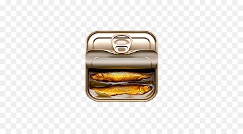 Canned fish Tin can Canning Icon - Realism canned fish 