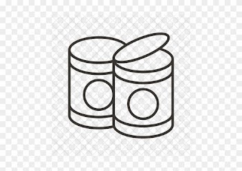 Canned Food Clipart Black And White - Tree Of Life Stencil