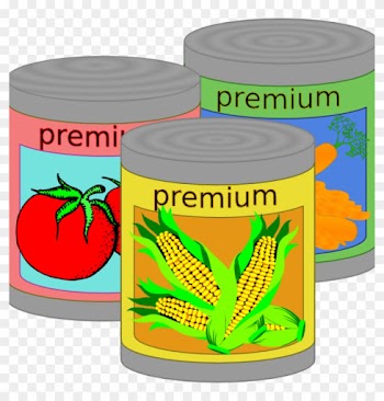Canned Food Clipart Canned Food Clip Art At Clker Vector - Canned Food Clip Art