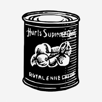 Canned fruit clipart, vintage food | Free Photo - rawpixel