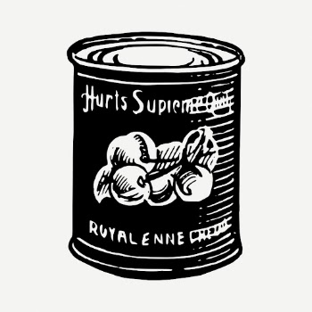 Canned fruit drawing, vintage food | Free PSD - rawpixel