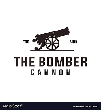 cannon wheel military logo template