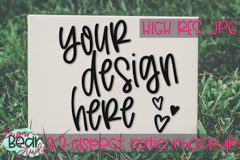 Canvas Sign Outdoor Mockup