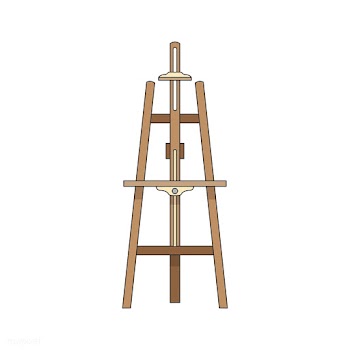 Canvas stand or an easel illustration | Free stock vector - 399453