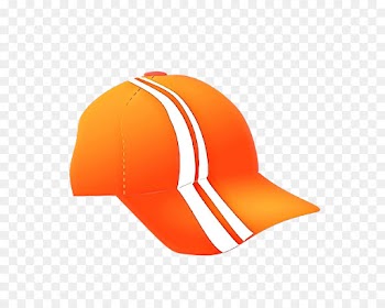 Cap, Baseball Cap, Baseball Cap Cap Mottled Grey, Orange, Clothing PNG