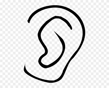 Capabilities Cliparts - Ears Black And White