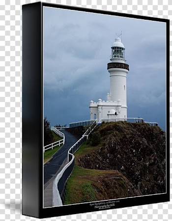 Cape Byron Light Lighthouse Gallery wrap Beacon Canvas, watercolor lighthouse transparent background PNG clipart