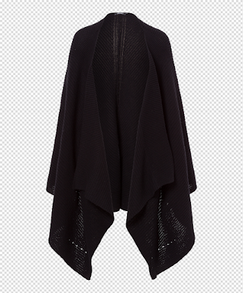 Cape Coat With Hood PNG Image Background