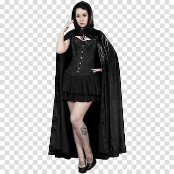 Cape Dress Coat Hood Cloak, dress transparent background PNG clipart