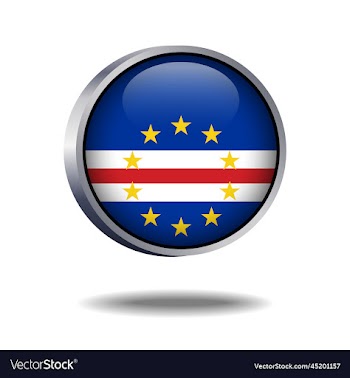cape verde flag button
