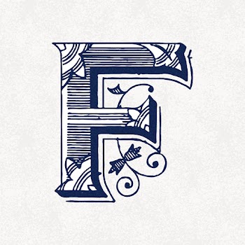 Capital letter F vintage typography style | Free stock vector - 474665