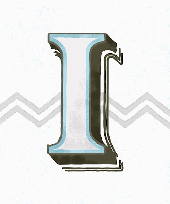 Capital letter I vintage typography style | Free stock vector - 474673