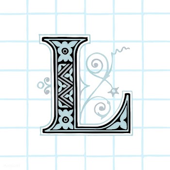 Capital letter L vintage typography style | Free stock vector - 474702