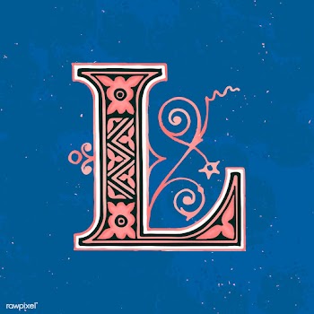 Capital letter L vintage typography style | Free stock vector - 474730