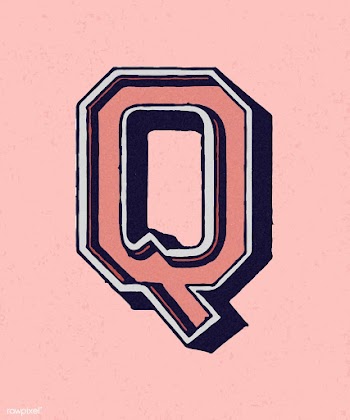 Capital letter Q vintage typography style | Free stock vector - 474667