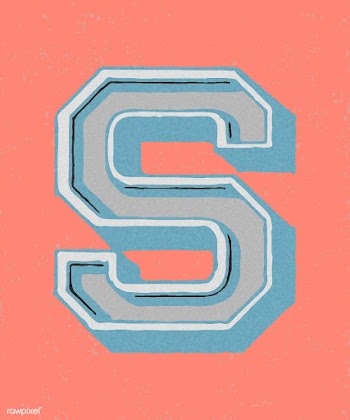 Capital letter S vintage typography style | Free stock vector - 474663