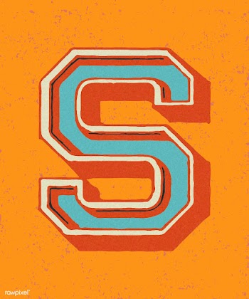 Capital letter S vintage typography style | Free stock vector - 474708