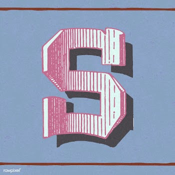 Capital letter S vintage typography style | Free stock vector - 474765