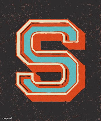 Capital letter S vintage typography style | Free stock vector - 474826
