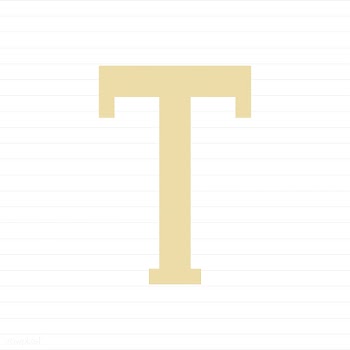 Capital letter T symbol illustration | Free stock vector - 488550