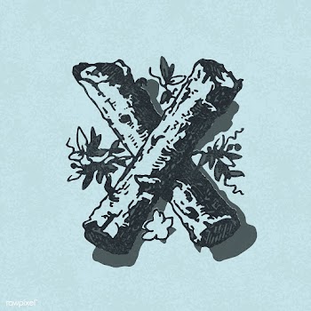 Capital letter X vintage typography style | Free stock vector - 474700
